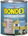 Bondex Dauerschutz Farbe Taubenblau 0,75 L f&uuml;r 7 m&sup2; | Hervorragende Farbstabilit&auml;t