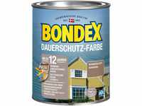 Bondex Dauerschutz Farbe Sonnenlicht (Sahara) 0,75 L für 7 m² | Hervorragende