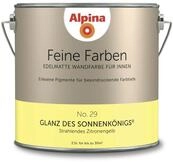 Alpina 2,5 L. Feine Farben, Farbwahl, Edelmatte Wandfarbe f&uuml;r Innen (No.29 Glanz des