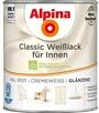 Alpina Classic Wei&szlig;lack f&uuml;r Innen Cremewei&szlig; 750ml gl&auml;nzend