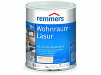 Remmers Wohnraum-Lasur weiß, 0,75 Liter, Holzlasur innen, für Möbel, Böden,
