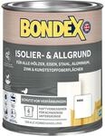 Bondex Isolier- und Allgrund Wei&szlig; 0,75 L f&uuml;r 6 m&sup2; | Schutz vor Verf&auml;rbungen 