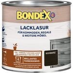 Bondex Lacklasur Schwarz 0,375 L f&uuml;r 3,75m&sup2; | 2in1 - veredelt und versiegelt 