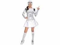 Rubie's 3887129 - Stormtrooper Lady Dress Adult , Größe: S
