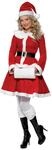 Smiffys, Damen Weihnachtsfrau Kost&uuml;m, Jacke, Rock, M&uuml;tze, G&uuml;rtel und Muff,