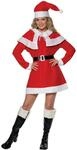 Smiffys, Damen Weihnachtsfrau Kost&uuml;m, Kleid, Cape, G&uuml;rtel und Hut, Gr&ouml;&szlig;e: L,