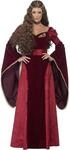 Smiffys 27877X1 - Medieval Queen Deluxe Kost&uuml;m mit Kleid Belt und Kopfst&uuml;ck