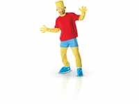 Rubie's 3 880655 XL - Bart Simpson Erwachsene Deluxe Kostüm, Größe XL, rot/gelb