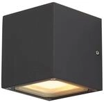 SLV SITRA CUBE Wandleuchte, anthrazit, 2xGX53, max. 2x9W