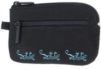Oxmox Schl&uuml;sselm&auml;ppchen New Cryptan Keyholder Lizard Print Cyan Black schwarz