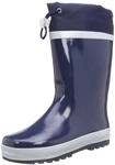Playshoes Kinder Gummistiefel aus Naturkautschuk, warme Unisex Regenstiefel mit
