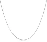 MIORE Halskette Damen, 9 Karat 375 Wei&szlig;gold/Gelbgold, 1,5 mm Breite, Kette ohne