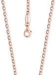 Engelsrufer Ankerkette Ros&eacute;vergoldet 925er-Sterlingsilber St&auml;rke 2,85 mm L&auml;nge 50