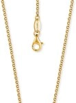 Engelsrufer Damen Halskette Vergoldet 925 Sterling Silber &ndash; Lange Erbskette 80 cm