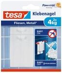tesa Klebenagel f&uuml;r Fliesen und Metall - Selbstklebender Wandnagel f&uuml;r feste,