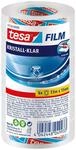 tesa tesafilm kristall-klar - Hochtransparentes, alterungsbest&auml;ndiges Klebeband mit