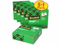 Scotch Magic Klebeband – Promo-Pack (5 + 1) Rollen 19mm x 33m - Allzweck-Klebeband