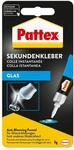 Pattex 1865947 PSV1C Sekundenkleber Glas, 3 g