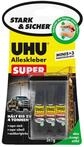 UHU Alleskleber SUPER, Tuben 3x1g