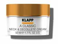 KLAPP Cosmetics - A Classic - Neck & Decollete Cream - mit Vitamin A, E und F