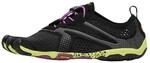Vibram FiveFingers 16W3105 V-RUN, Sneaker Damen, Mehrfarbig (Schwarz / Gelb / Lila),