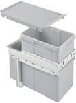 Hailo Abfallsammler 38+7 L Tandem | Einbau-Abfallsystem f&uuml;r Schr&auml;nke 