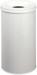 Durable Papierkorb Safe rund, selbstl&ouml;schender Deckel, 60 Liter, grau, 330710