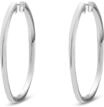 JETTE Damen-Creolen 925er Silber rhodiniert One Size, Silber 85713477