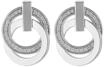 JETTE Damen-Ohrstecker 925er Silber rhodiniert 58 Zirkonia One Size 86735504