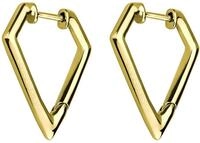 LIEBESKIND Damen-Creolen Edelstahl mattiert, LJ-0047-E-22, Gold