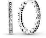 PANDORA Damen-Ohrstecker 925 Sterlingsilber zirkonia 290558CZ, Silber