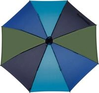 Euroschirm Swing Liteflex Trekkingschirm marineblau/olivgr&uuml;n/k&ouml;nigsblau/eisblau M