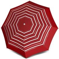 Knirps Regenschirm 930 Stick Long Automatic Stripe Art Red rot