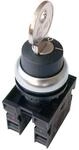 Eaton RMQ Titan Schl&uuml;sselschalterkopf 22mm 3 Positionen Flach Tastend IP 66