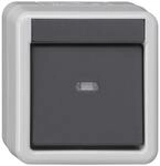 Gira 515130 &ndash; Electrical Switch (Black, Grey)