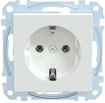 Schneider Electric Merten Schuko-Steckdose, 1-fach, Schraub-Liftklemmen, System M,