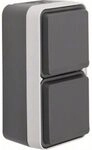 Hager BERKER Berk AP-Steckdose SCHUKO 47703525 2fach