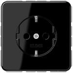 Jung Schuko Steckdose 16 A 250 V Serie CD Schwarz, 1 St&uuml;ck, CD 1520 SW