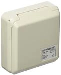 Mennekes 4115 Cepex CEE Wandsteckdos Anbaudose 16A 5-polig 6h 400V IP44 perlwei&szlig;