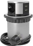 Kopp 6-Fach Steckdosen-Turm mit 3X Steckdose + 2X USB-Port 2100 mA +