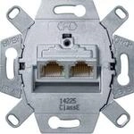 RJ45 doble, Cat. 6 / Clase E