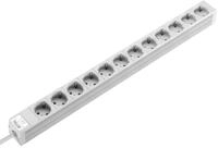 Rittal Typ F &ndash; Deutscher Schutzkontakt Steckdosenleiste, 250 V, / 16A