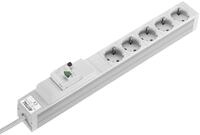RITTAL DK 7240.280 Steckdosenleiste, 5 AC-Ausg&auml;nge, Innenbereich, Grau, 16 A, 482,6