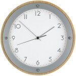 AMS F5846 Funk-Wanduhr, Holz, Mehrfarbig, 35 x 35 x 12 cm