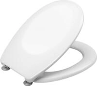 Cornat WC-Sitz "Siros" - Klassisch wei&szlig;er Look - Pflegeleichter Duroplast -