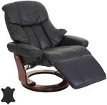 Robas Lund Relaxsessel Calgary 2 Leder schwarz 64021SK5