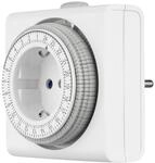 REV Zeitschaltuhr Steckdose - 24h Format, 96 Zeiten a 15min - mechanischer Timer