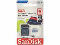 SanDisk Ultra Android microSDHC 32GB bis zu 80 MB/Sek Class 10 Speicherkarte +