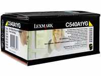 Lexmark C540A1YG C540, C543, C544, X543, X544 Tonerkartusche 1.000 Seiten Rückgabe,