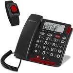 Amplicomms BigTel 50 Alarm Plus, schnurgebundenes Gro&szlig;tasten-Telefon, mit SOS Taste